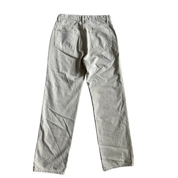 Reformation Val 90s Mid Rise Straight Jeans in Vintage Oatmeal Size 28 - Picture 5 of 11